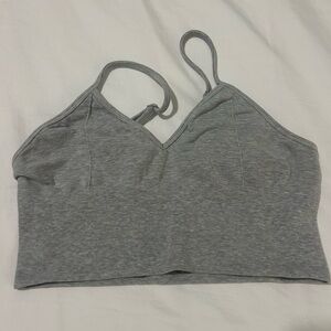 ALO Yoga Gray Bandeau Top